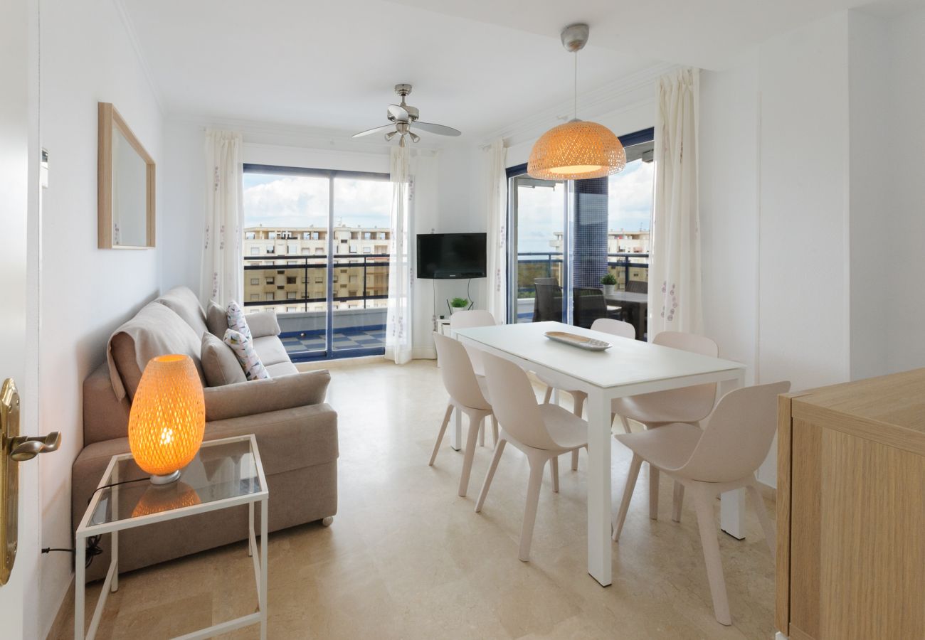 Apartamento en Playa de Gandía - Bonito apartamento en un complejo cerrado y familiar cerca de la playa. Piscina / Wifi / Gim / BBQ-ALQUILER SOLO FAMILIAS