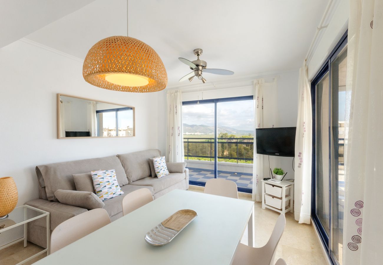 Apartamento en Playa de Gandía - Bonito apartamento en un complejo cerrado y familiar cerca de la playa. Piscina / Wifi / Gim / BBQ-ALQUILER SOLO FAMILIAS