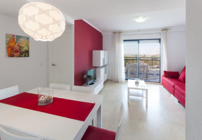 Apartamento en Playa de Gandía -  56. AG EDEN RESORT 9/2/1. Bonito apartamento familiar cerca de la playa Gandia. Piscina / Wifi-ALQUILER SOLO FAMILIAS Apartamento en Playa de Gandía -  56. AG EDEN RESORT 9/2/1. Bonito apartamento familiar cerca de la playa Gandia. Piscina / Wifi-ALQUILER SOLO FAMILIAS