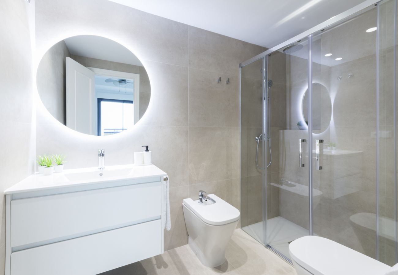 Apartamento en Playa de Gandía - Bonito apartamento en un complejo familiar cerca de la playa. Piscina CLIMATIZADA/ Wifi GRATIS-ALQUILER SOLO FAMILIAS