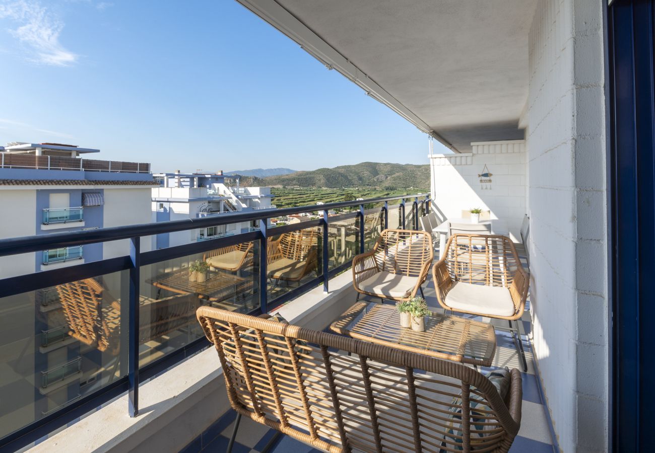 Apartamento en Playa de Gandía - Increíble apartamento con Piscina climatizada, WIFI GRATIS, y 5 piscinas, padel, BBQ-ALQUILER SOLO FAMILIAS