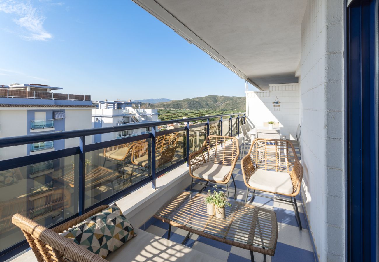 Apartamento en Playa de Gandía - Increíble apartamento con Piscina climatizada, WIFI GRATIS, y 5 piscinas, padel, BBQ-ALQUILER SOLO FAMILIAS