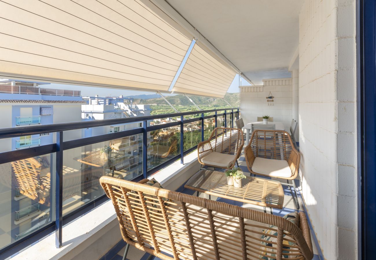 Apartamento en Playa de Gandía - Increíble apartamento con Piscina climatizada, WIFI GRATIS, y 5 piscinas, padel, BBQ-ALQUILER SOLO FAMILIAS