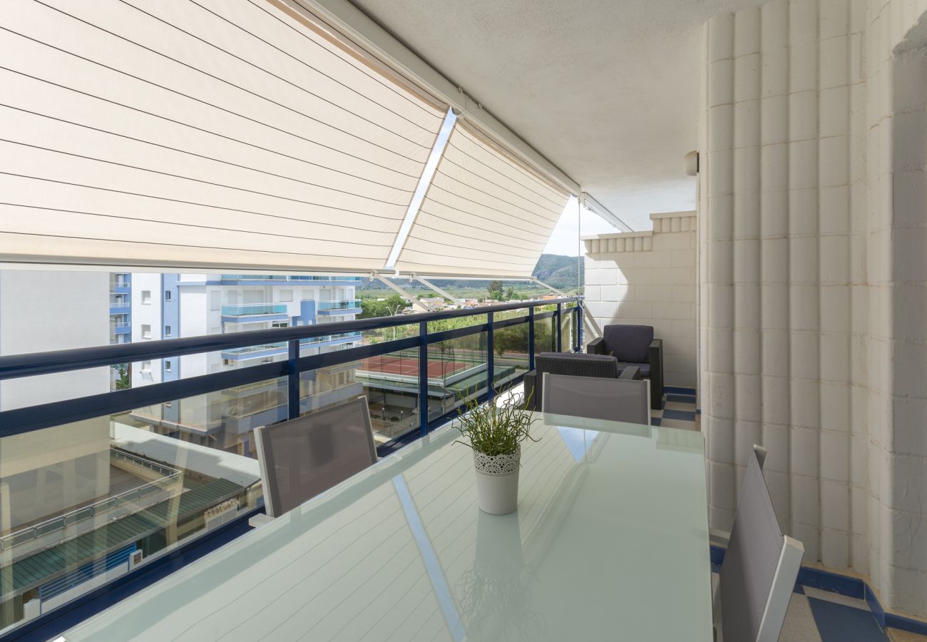 Apartamento en Playa de Gandía - Bonito apartamento de 2 dormitorios. Piscina. Wifi gratis, Sauna-ALQUILER SOLO FAMILIAS