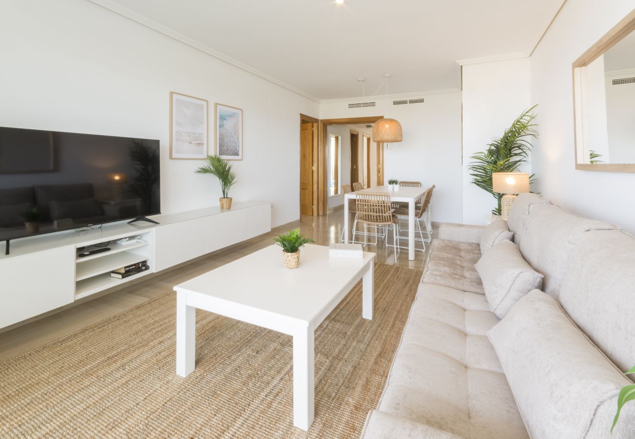 Apartamento en Playa de Gandía - Vistas panorámicas al mar. Escapada familiar a la playa!-ALQUILER SOLO FAMILIAS