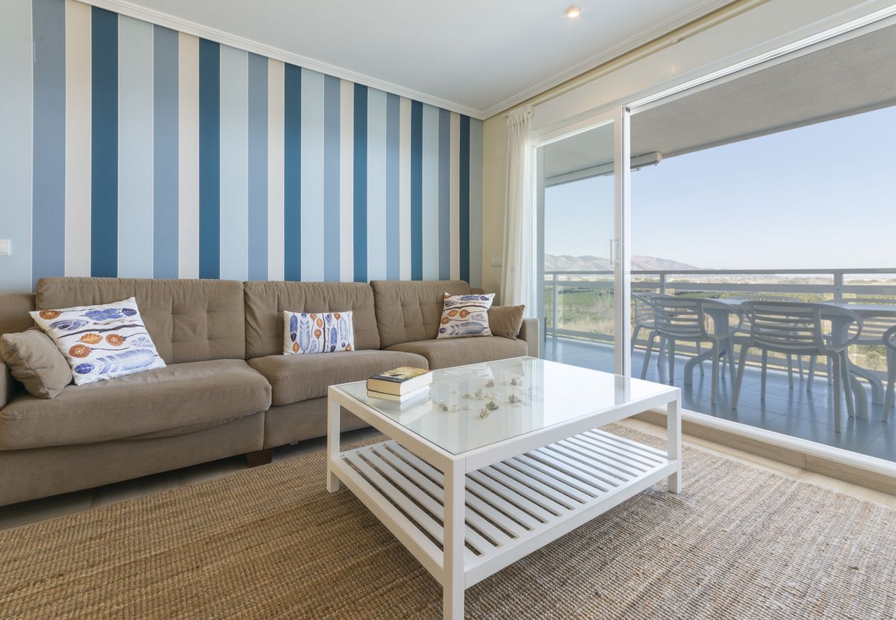 Apartamento en Playa de Gandía - Fabuloso apartamento de playa para unas excelentes vacaciones. Increíbles vistas al mar!-ALQUILER SOLO FAMILIAS