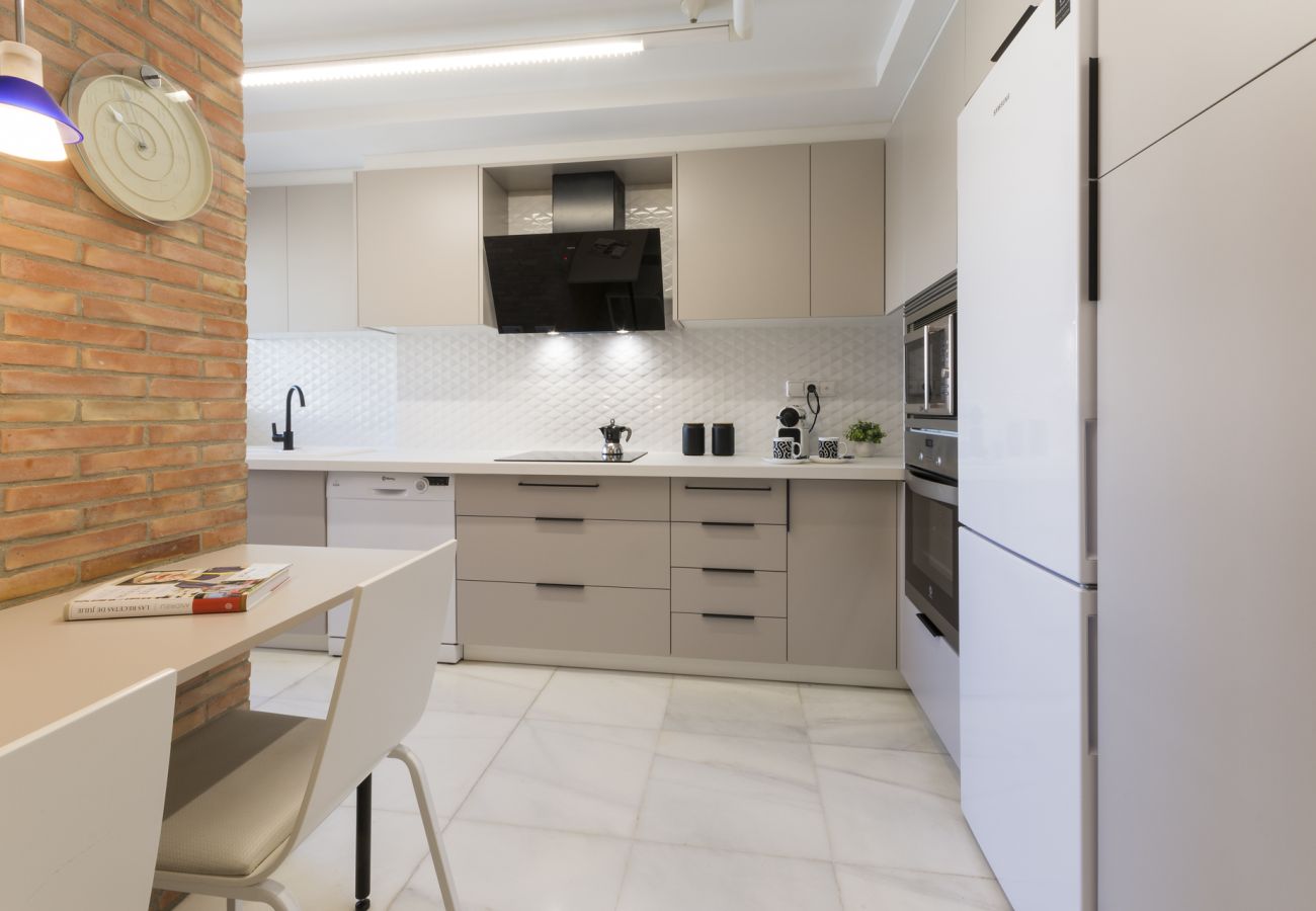 Apartamento en Playa de Gandía - Apartamento con increíbles vistas al mar / piscina -ALQUILER SOLO FAMILIAS