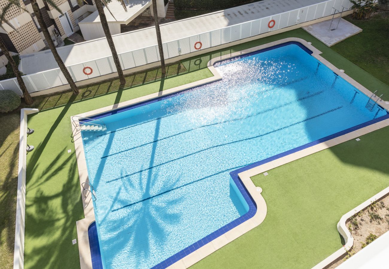 Apartamento en Playa de Gandía - Apartamento con increíbles vistas al mar / piscina -ALQUILER SOLO FAMILIAS