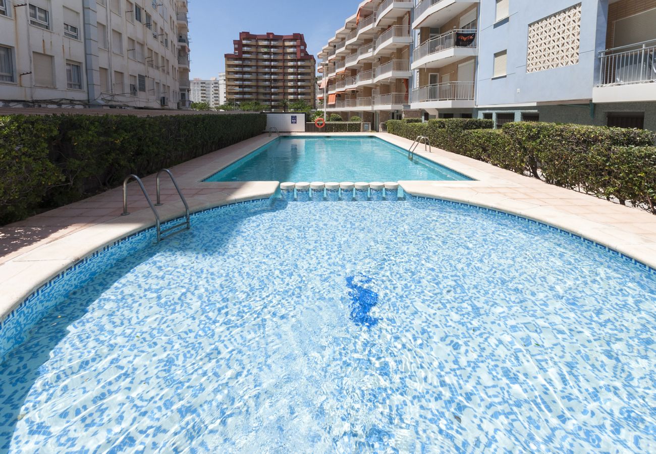 Apartamento en Playa de Gandía - Fabuloso apartamento en 1ª línea de playa. SOLO FAMILIAS