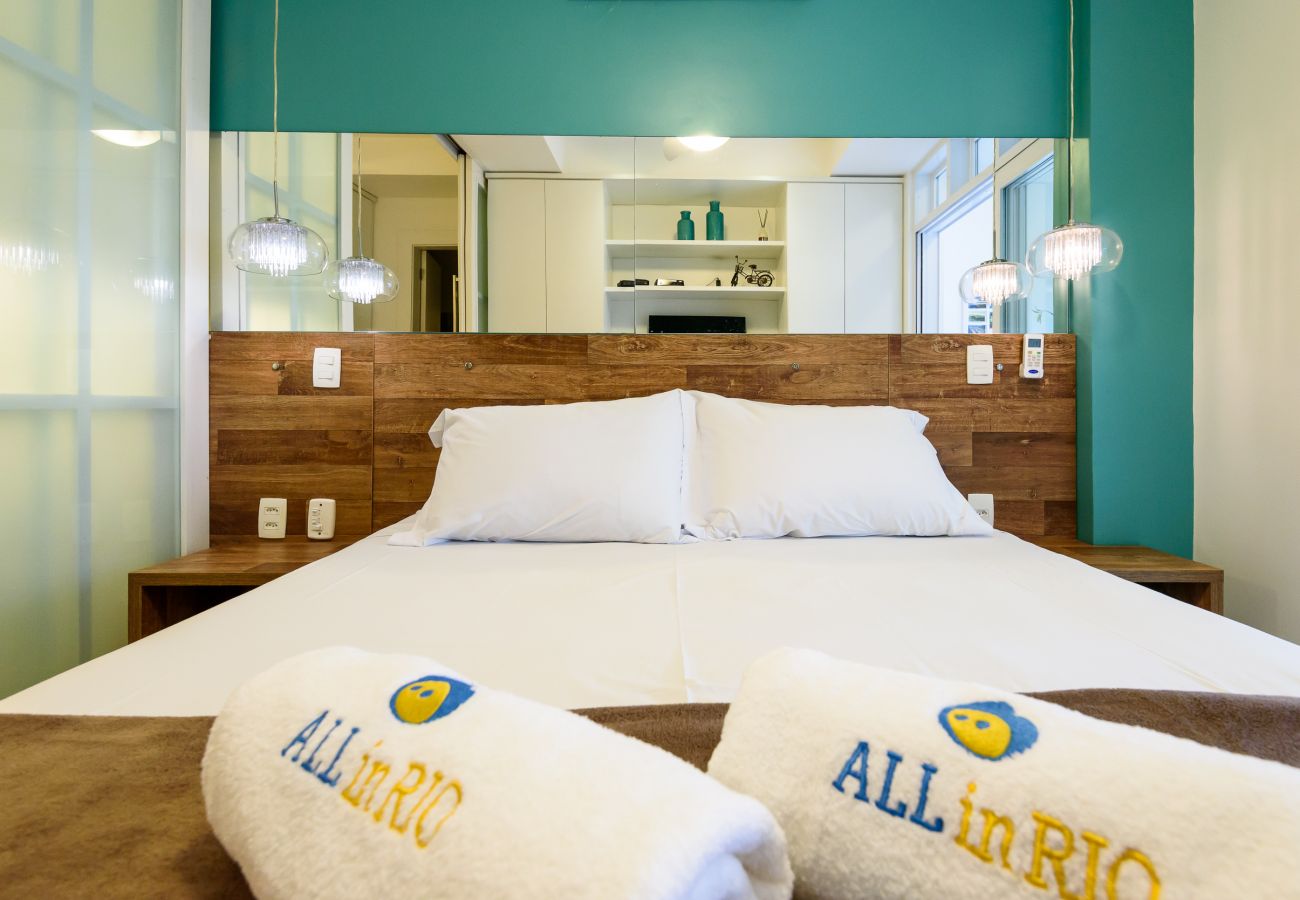 Apartamento en Rio de Janeiro - Vista lateral al mar, a 3min de la playa | PJ204