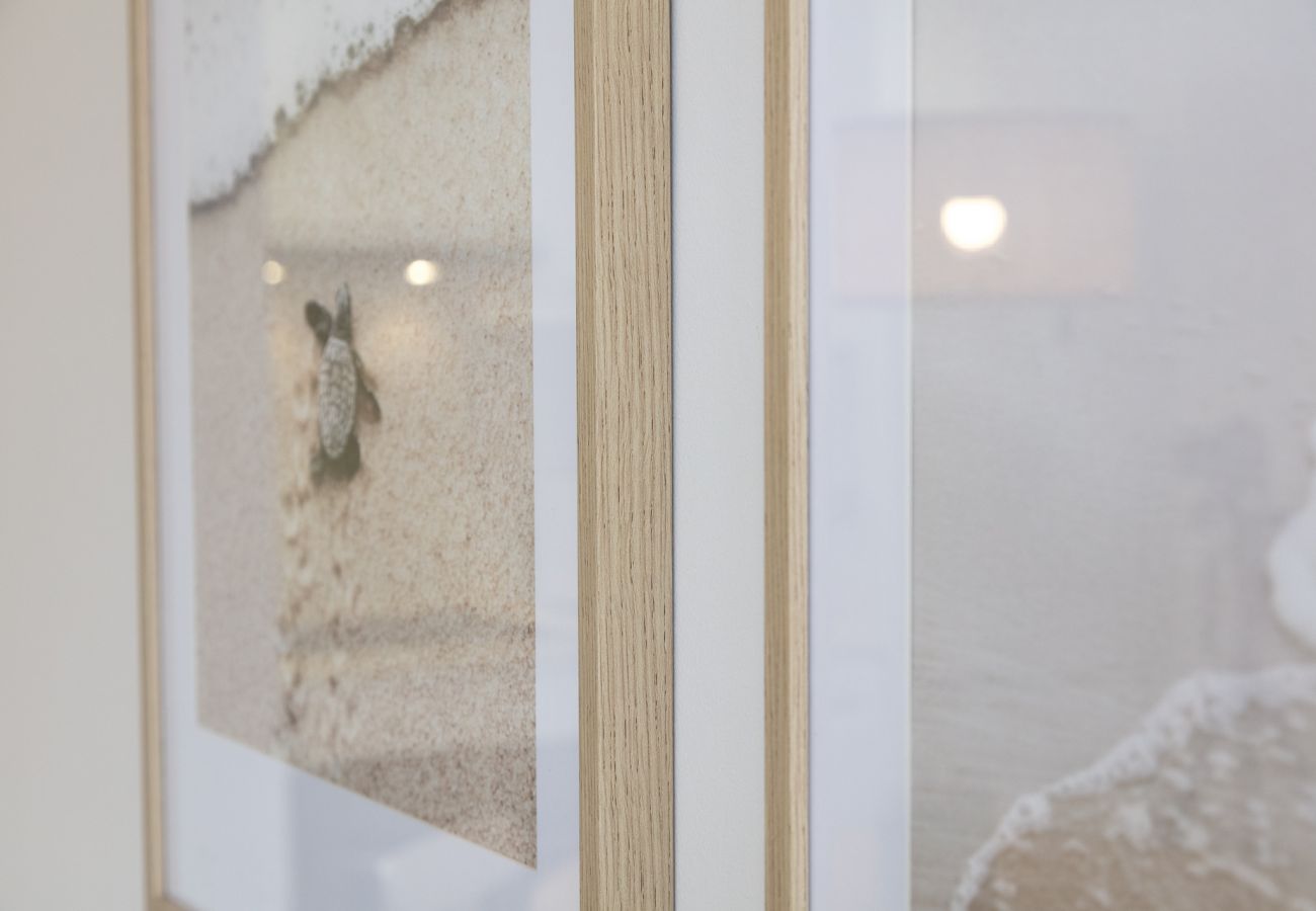 Apartamento en Playa de Gandía - Elegante Apartamento familiar de 2 dormitorios. Wifi-acaciones inolvidables frente al mar. Buen wifi para teletrabajo. -ALQUILER SOLO FAMILIAS