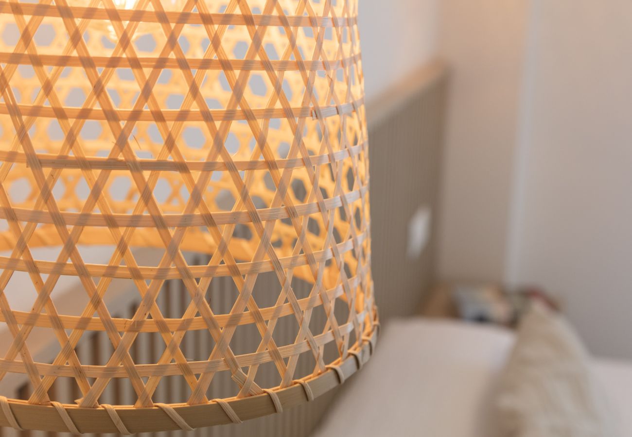 Apartamento en Playa de Gandía - Elegante Apartamento familiar de 2 dormitorios. Wifi-acaciones inolvidables frente al mar. Buen wifi para teletrabajo. -ALQUILER SOLO FAMILIAS