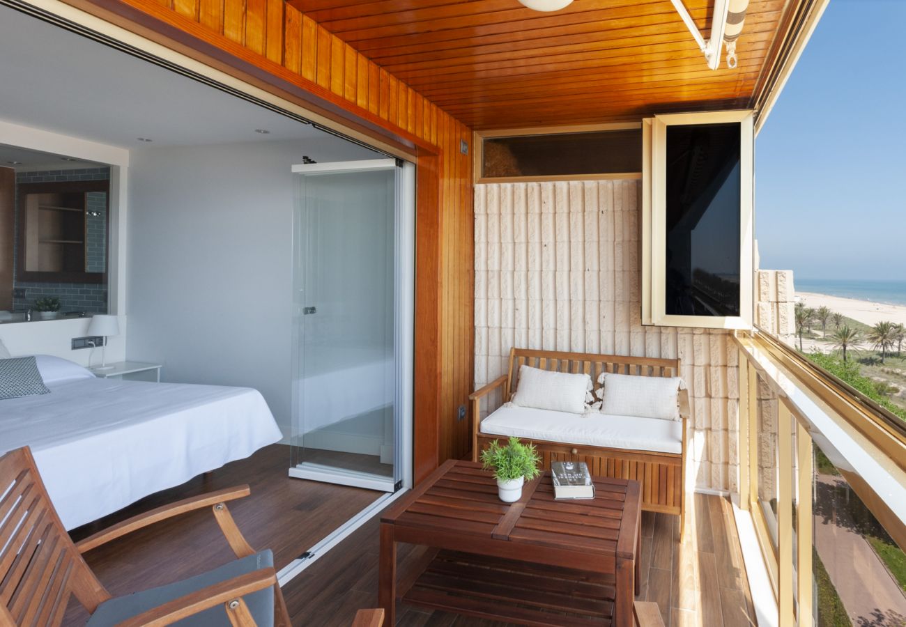 Apartamento en Playa de Gandía - Maravilloso Apartamento Frontal al Mar-ALQUILER SOLO FAMILIAS