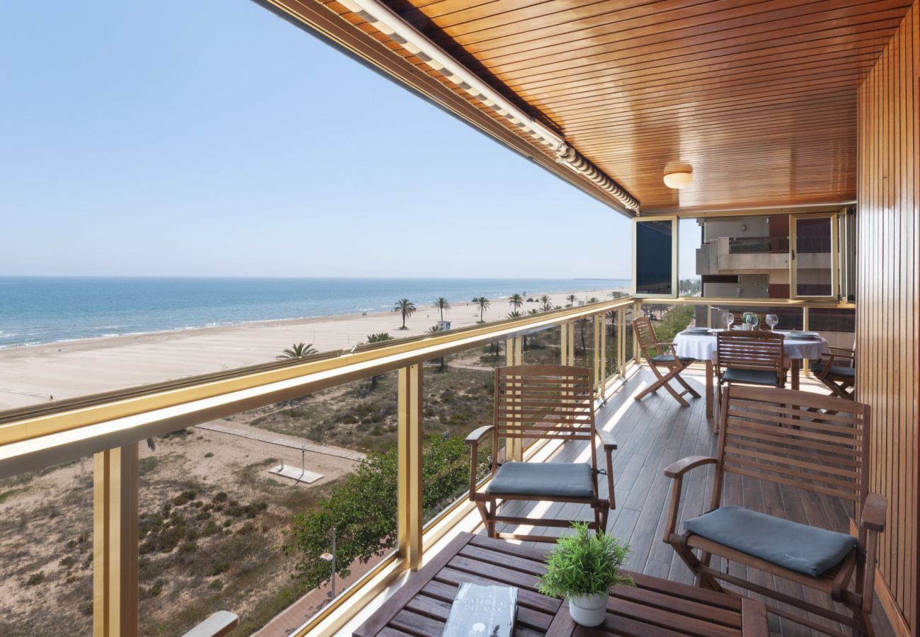 Apartamento en Playa de Gandía - Maravilloso Apartamento Frontal al Mar-ALQUILER SOLO FAMILIAS