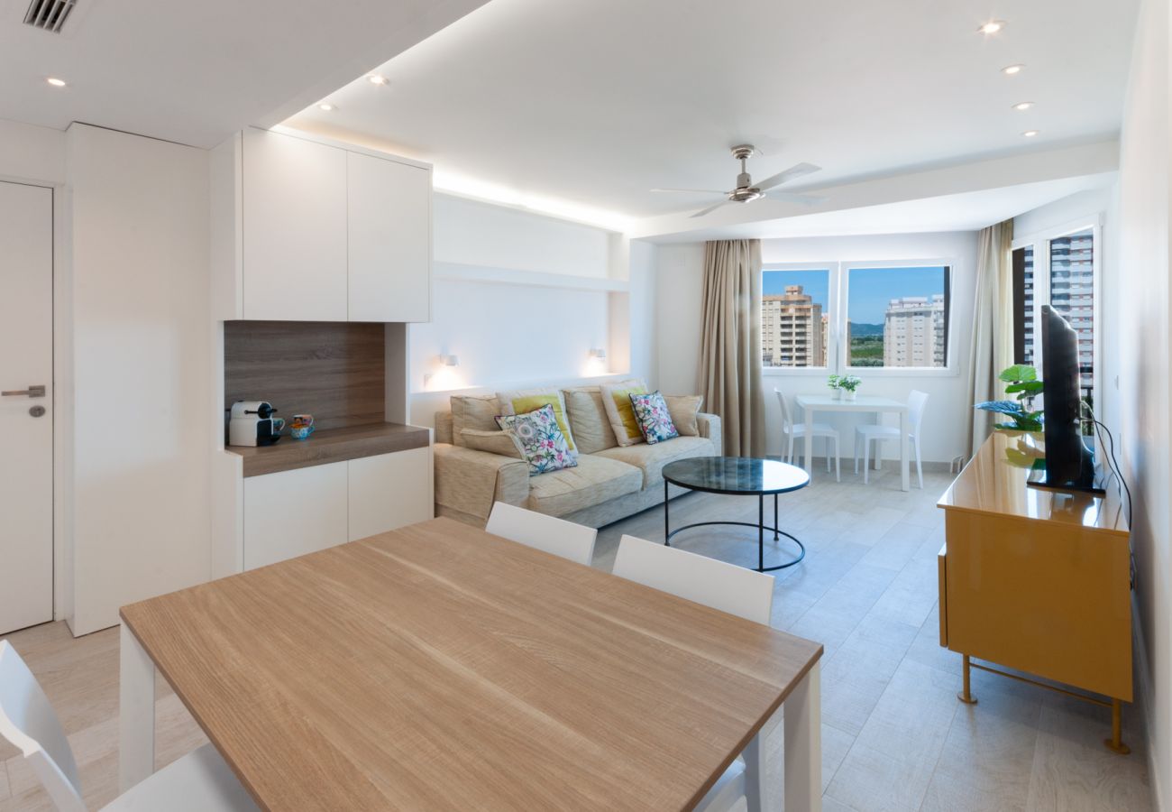 Apartamento en Playa de Gandía - Elegante Apartamento familiar de 2 dormitorios, piscinas y vistas al Mar