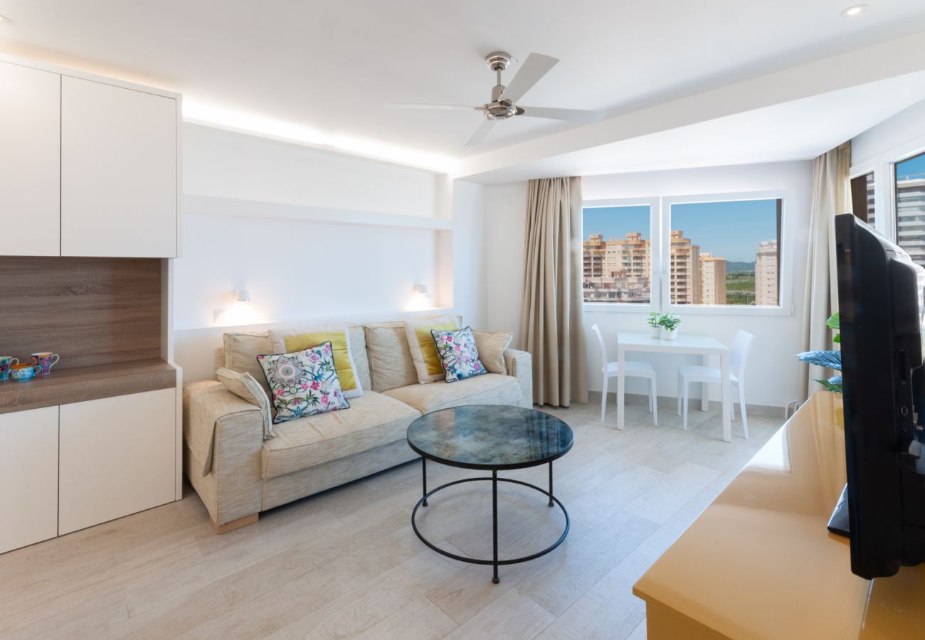 Apartamento en Playa de Gandía - Elegante Apartamento familiar de 2 dormitorios, piscinas y vistas al Mar