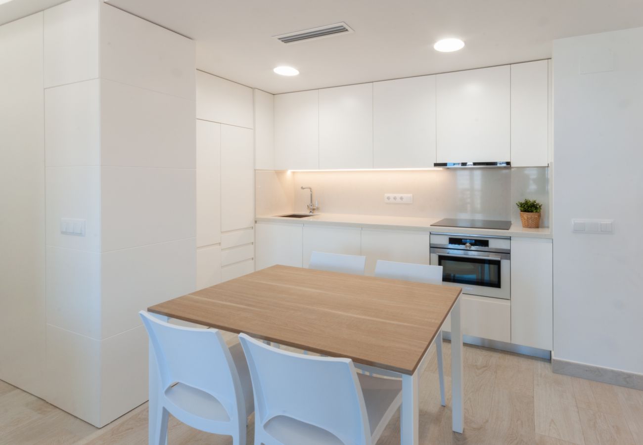 Apartamento en Playa de Gandía - Elegante Apartamento familiar de 2 dormitorios, piscinas y vistas al Mar