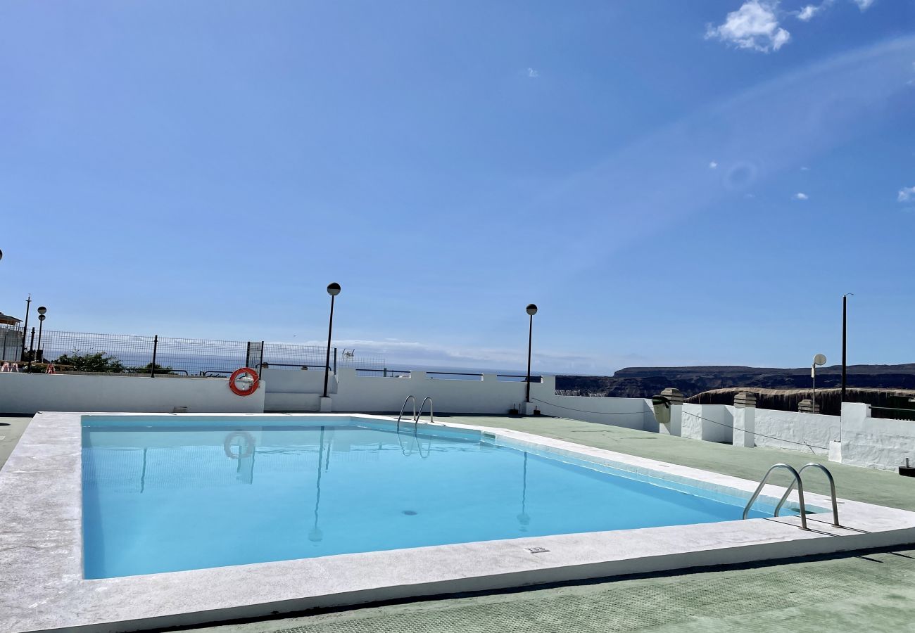 Apartamento en Mogán - Apartamento en Mogan con piscina y vistas