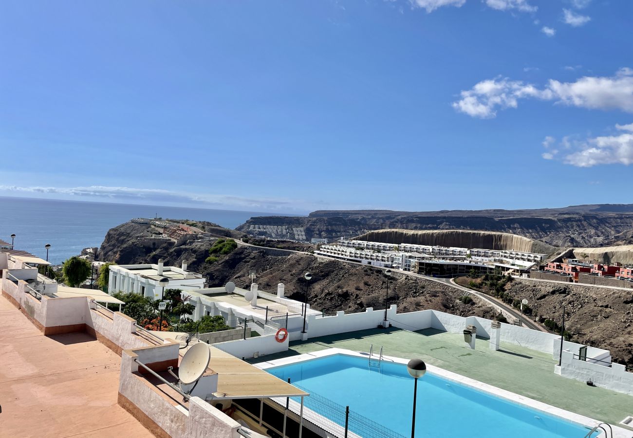 Apartamento en Mogán - Apartamento en Mogan con piscina y vistas