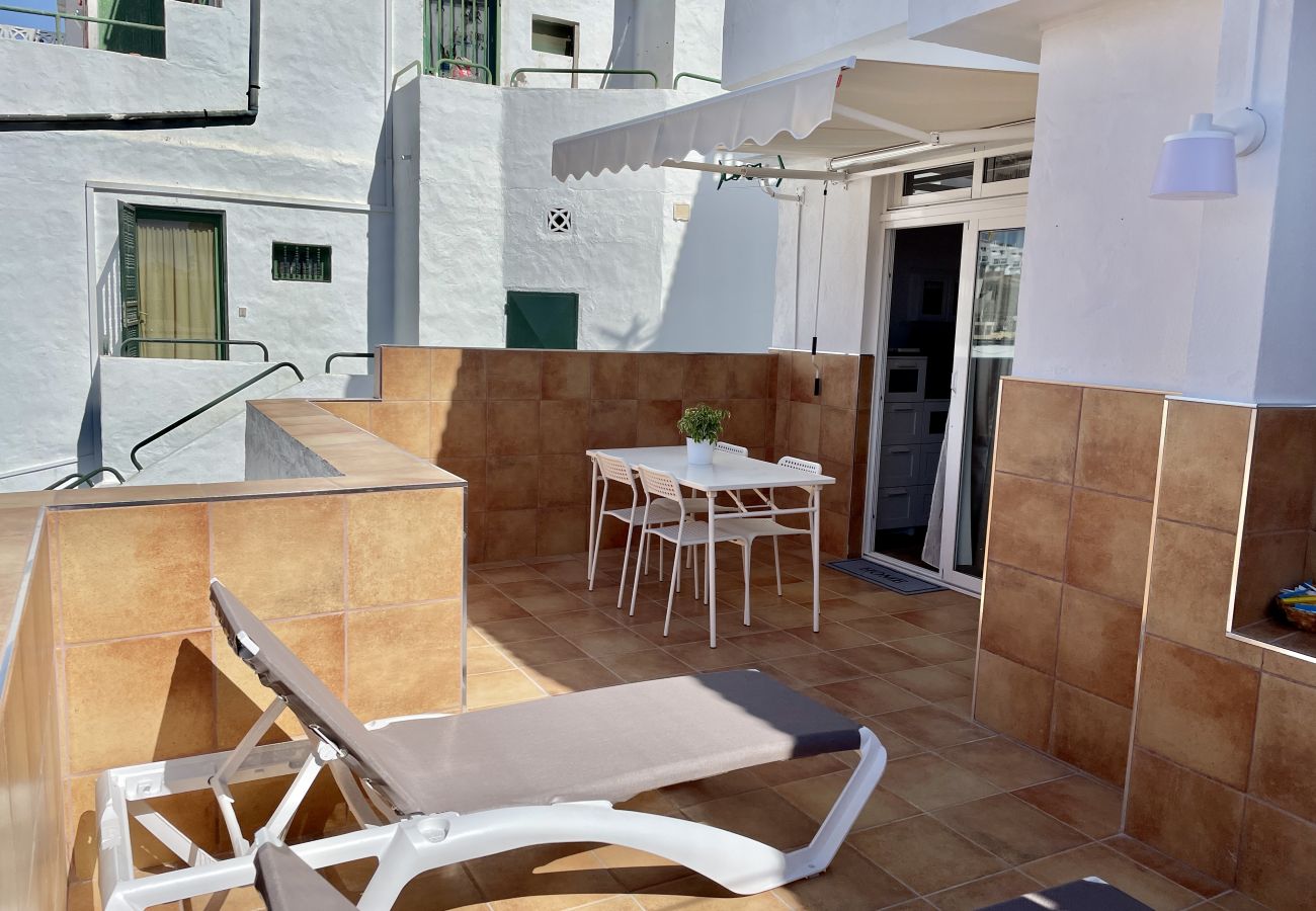 Apartamento en Mogán - Apartamento en Mogan con piscina y vistas