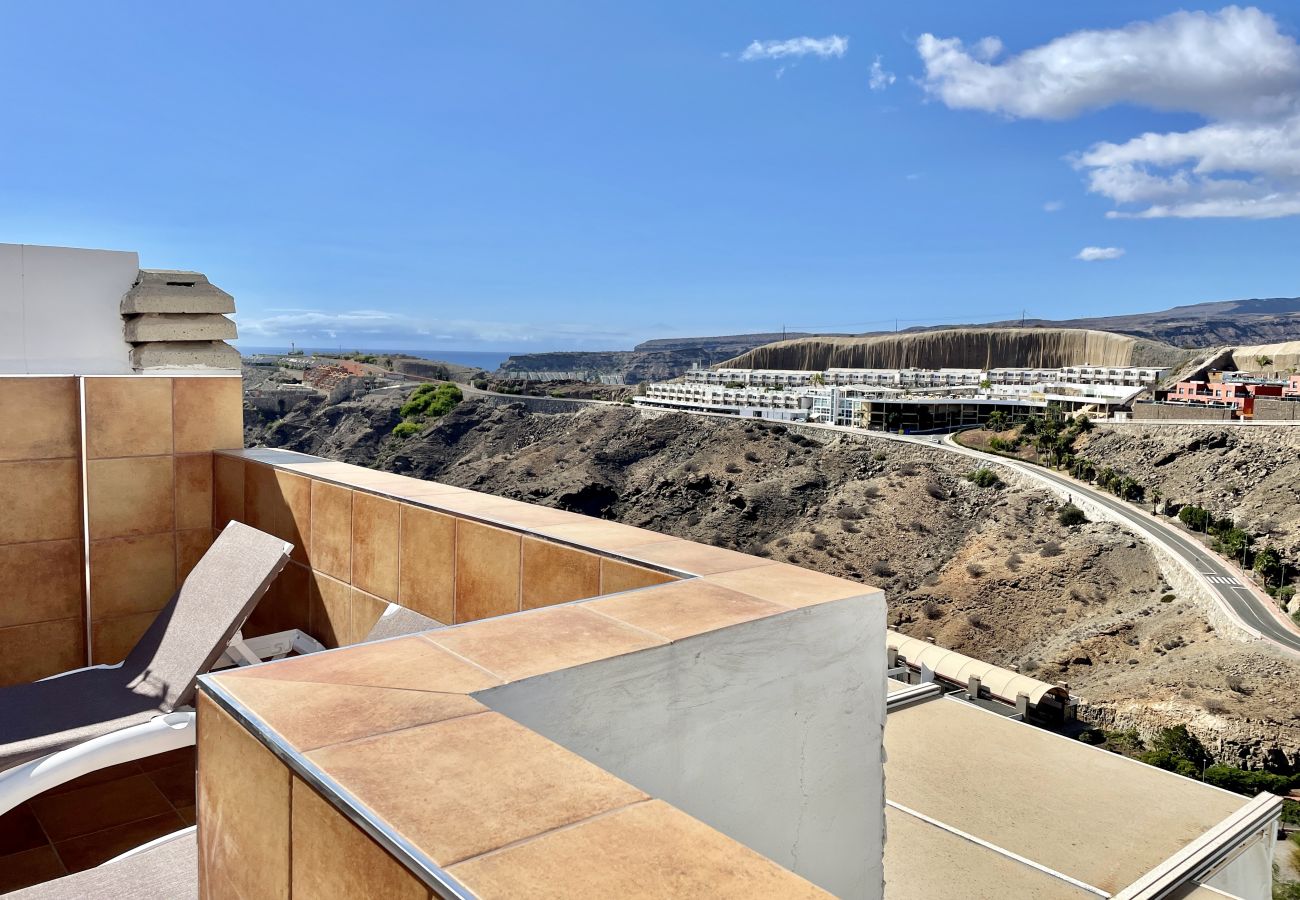 Apartamento en Mogán - Apartamento en Mogan con piscina y vistas