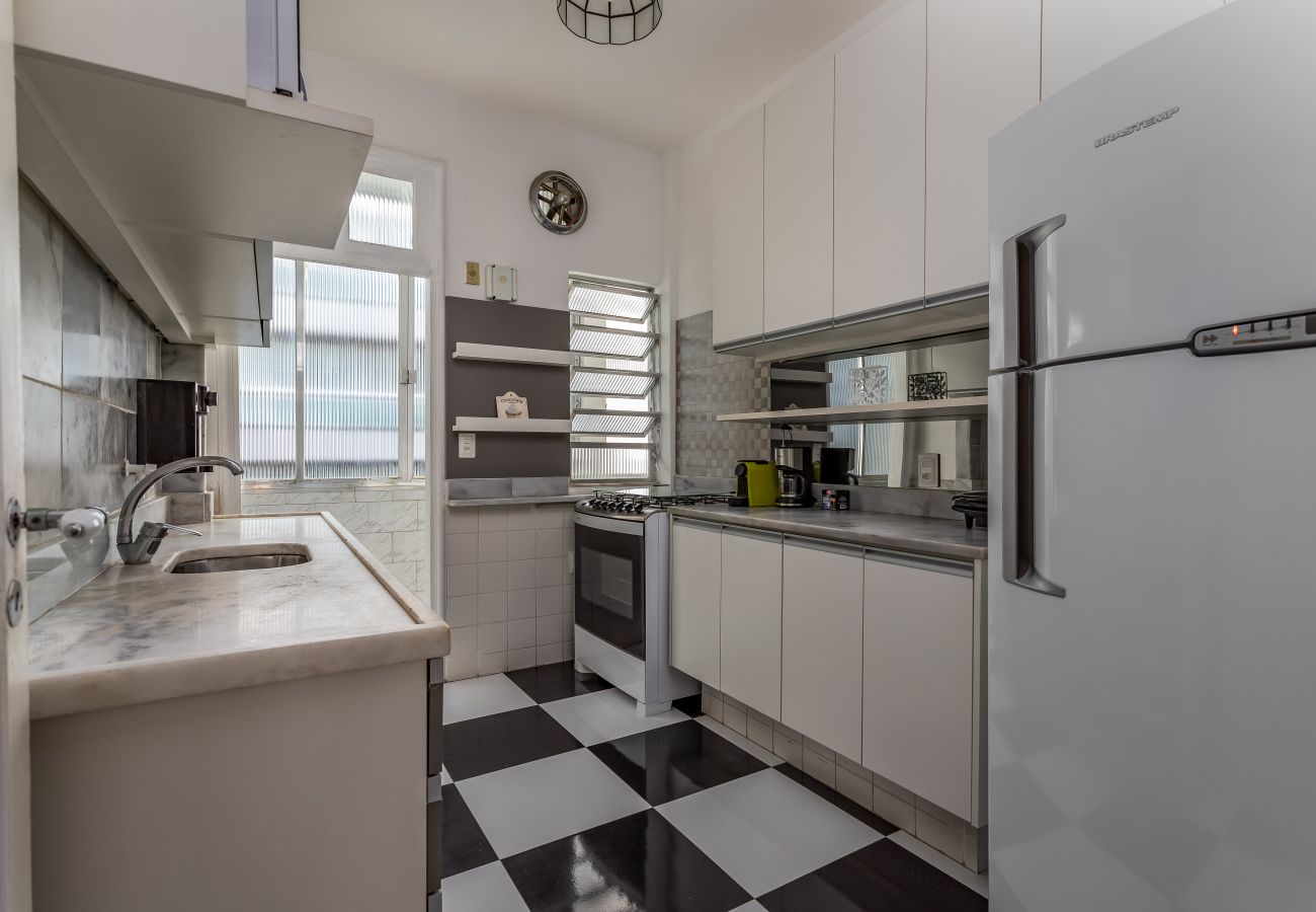 Apartamento en Rio de Janeiro - Vista al mar, a 50 metros de la playa | BI701