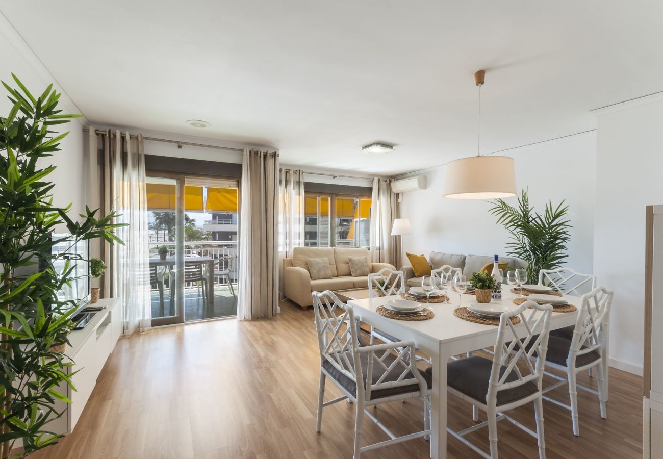Apartamento en Playa de Gandía - VACACIONES INOLVIDABLES A PIE DE PLAYA
