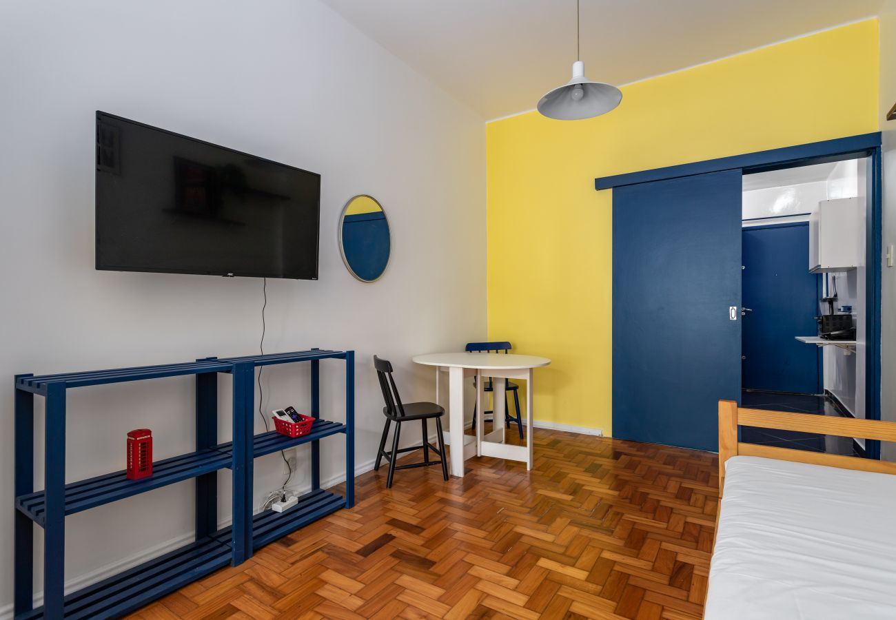 Estudio en Rio de Janeiro - Estudio en Copacabana |Ideal p/ la familia| JC509 