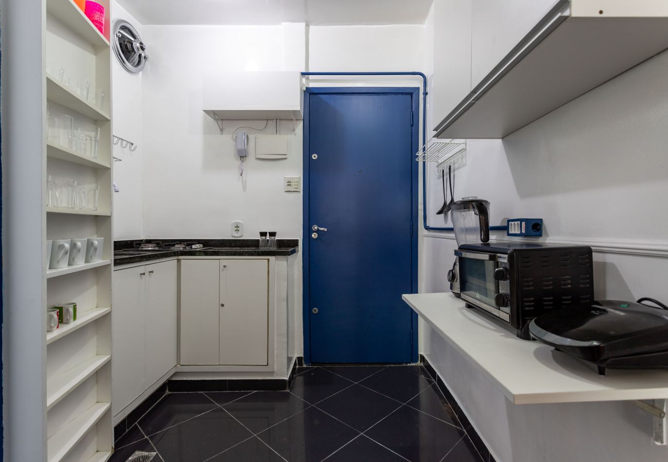 Estudio en Rio de Janeiro - Estudio en Copacabana |Ideal p/ la familia| JC509 