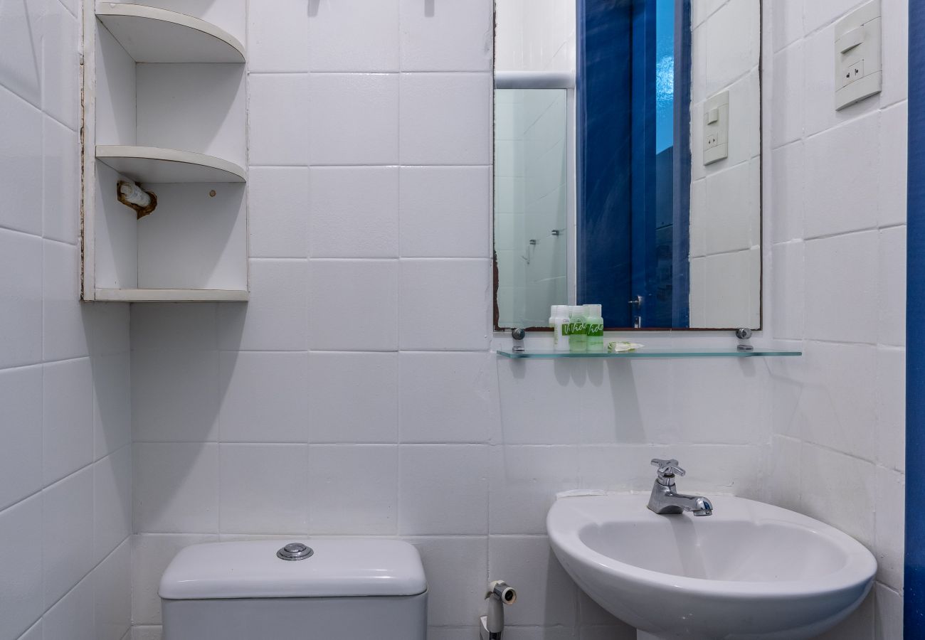 Estudio en Rio de Janeiro - Estudio en Copacabana |Ideal p/ la familia| JC509 