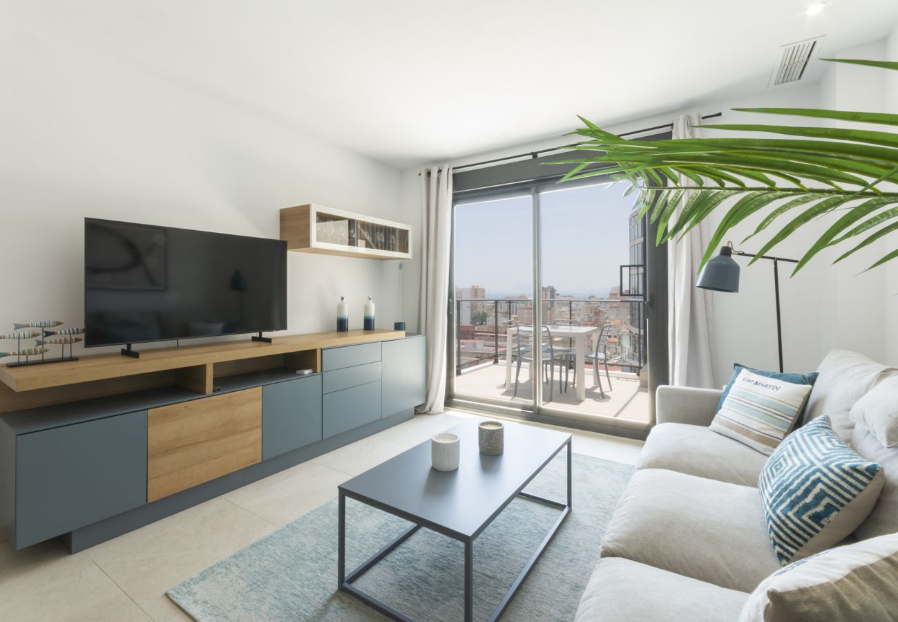 Apartamento en Playa de Gandía - AG. ÁTICO ALAMO 9C