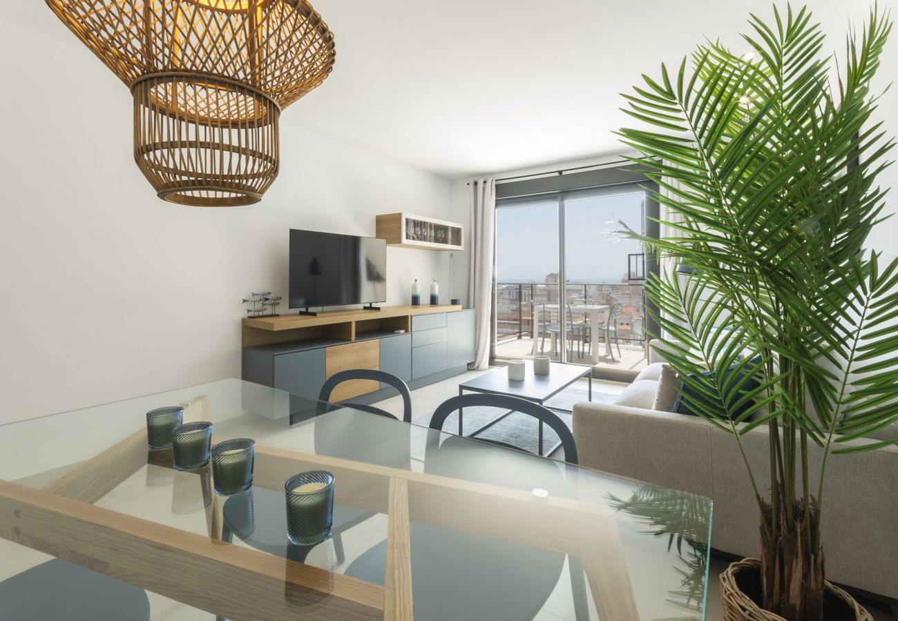 Apartamento en Playa de Gandía - AG. ÁTICO ALAMO 9C