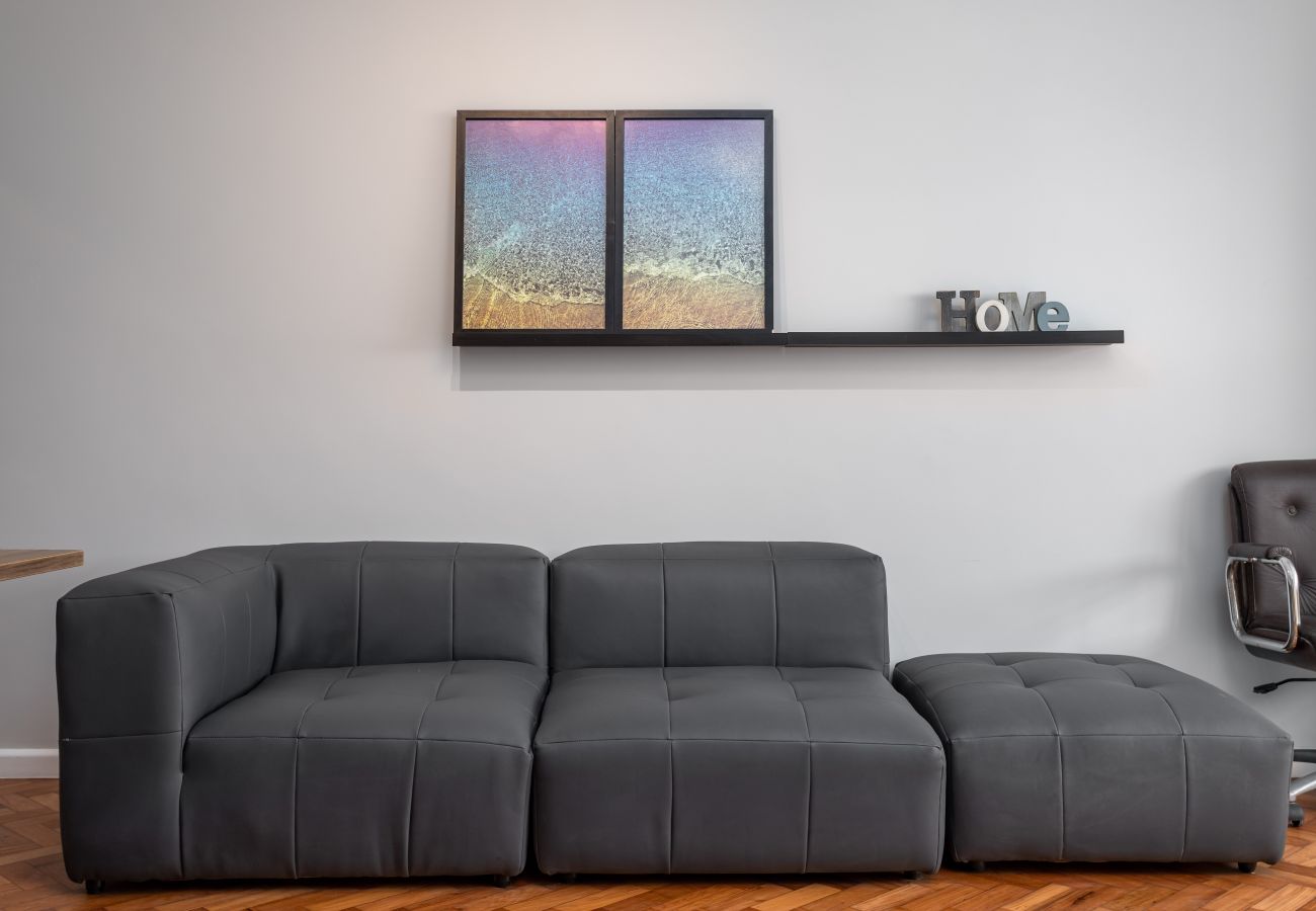 Apartamento en Rio de Janeiro - Vista lateral del mar, a 2 minutos de la playa | FMS601