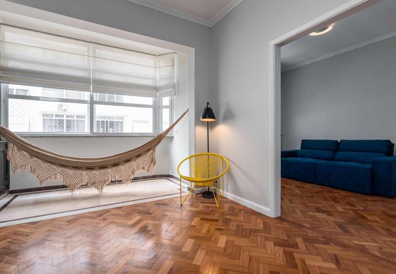 Apartamento en Rio de Janeiro - Vista lateral del mar, a 2 minutos de la playa | FMS601