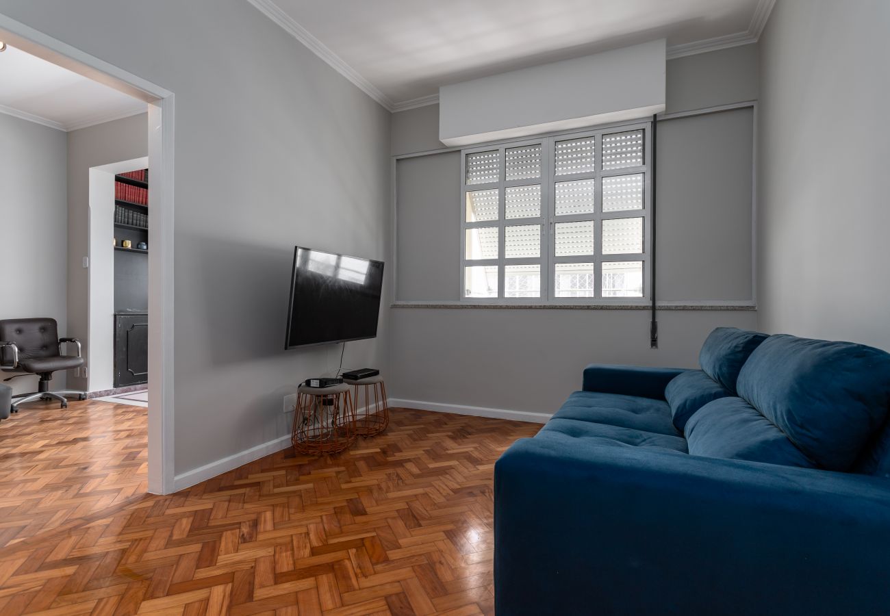 Apartamento en Rio de Janeiro - Vista lateral del mar, a 2 minutos de la playa | FMS601