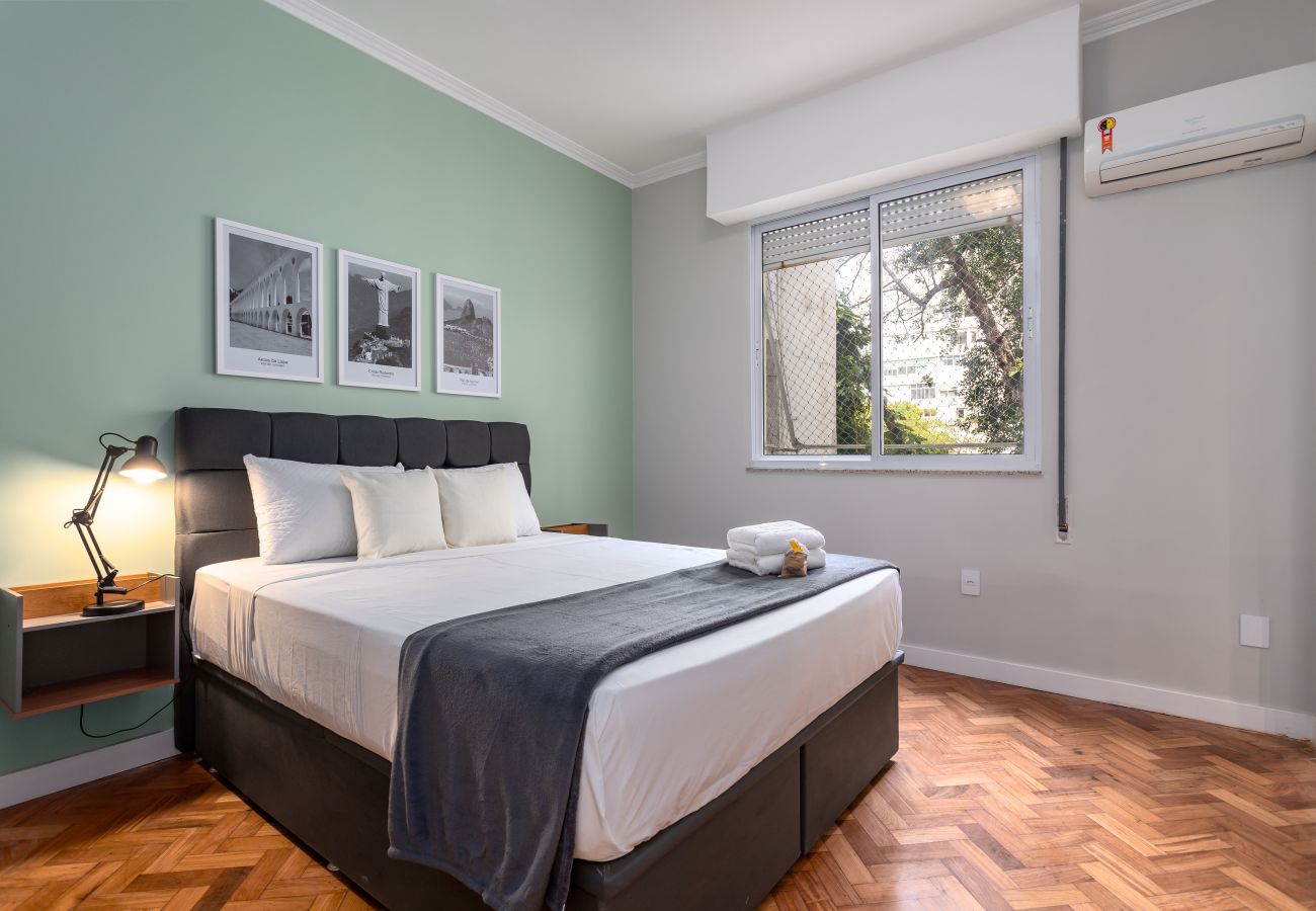 Apartamento en Rio de Janeiro - Vista lateral del mar, a 2 minutos de la playa | FMS601