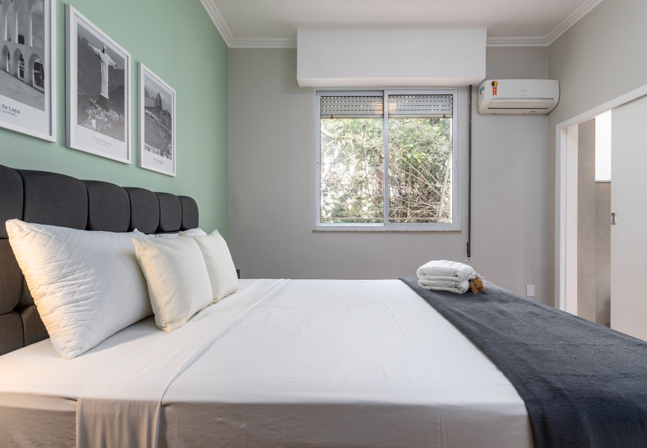 Apartamento en Rio de Janeiro - Vista lateral del mar, a 2 minutos de la playa | FMS601