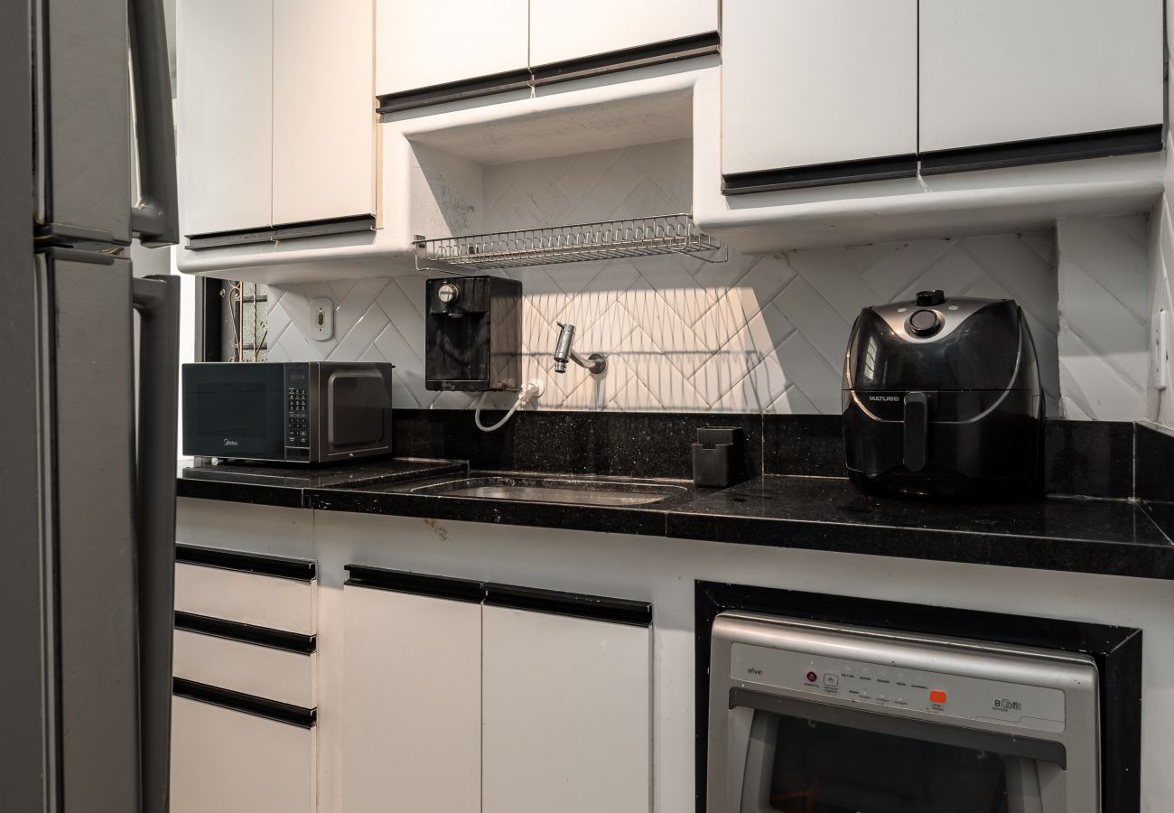 Apartamento en Rio de Janeiro - Vista lateral del mar, a 2 minutos de la playa | FMS601