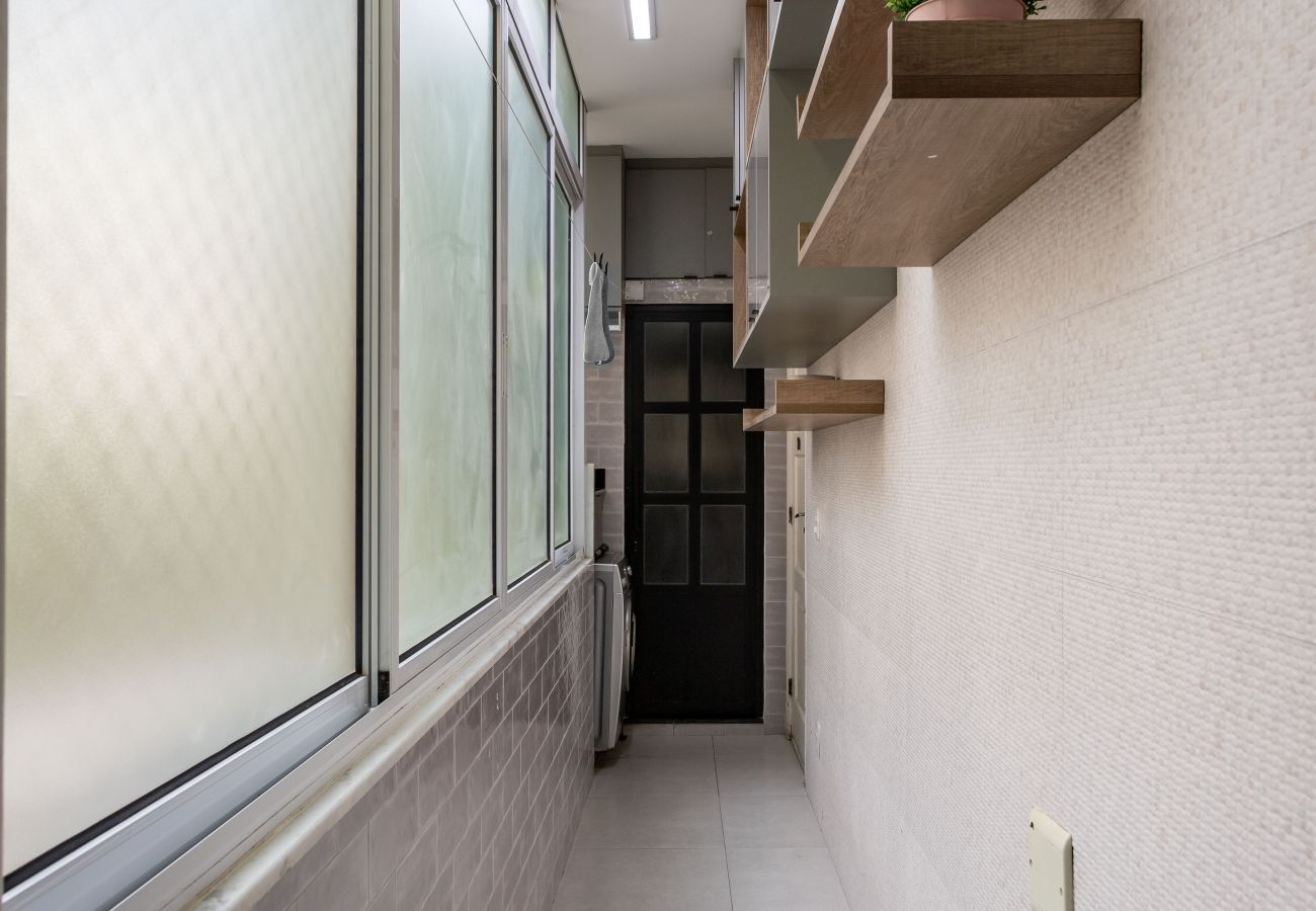 Apartamento en Rio de Janeiro - Vista lateral del mar, a 2 minutos de la playa | FMS601