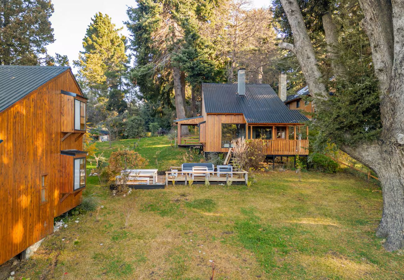 Cabaña en San Carlos de Bariloche - Huapi11- Cabaña con costa de lago