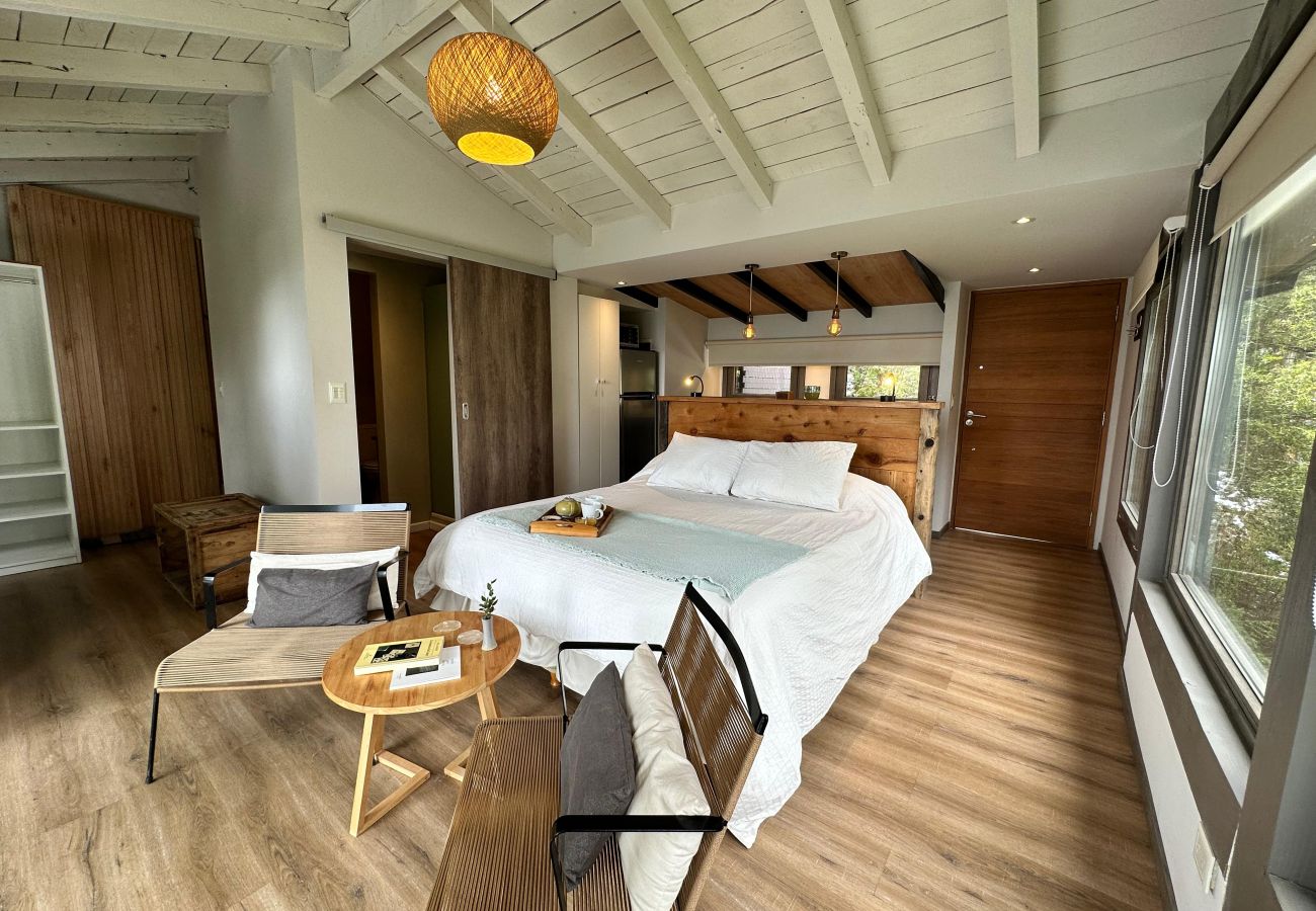 Estudio en San Carlos de Bariloche - VIEW01 - CÁLIDO LOFT CON DIVINA VISTA AL LAGO