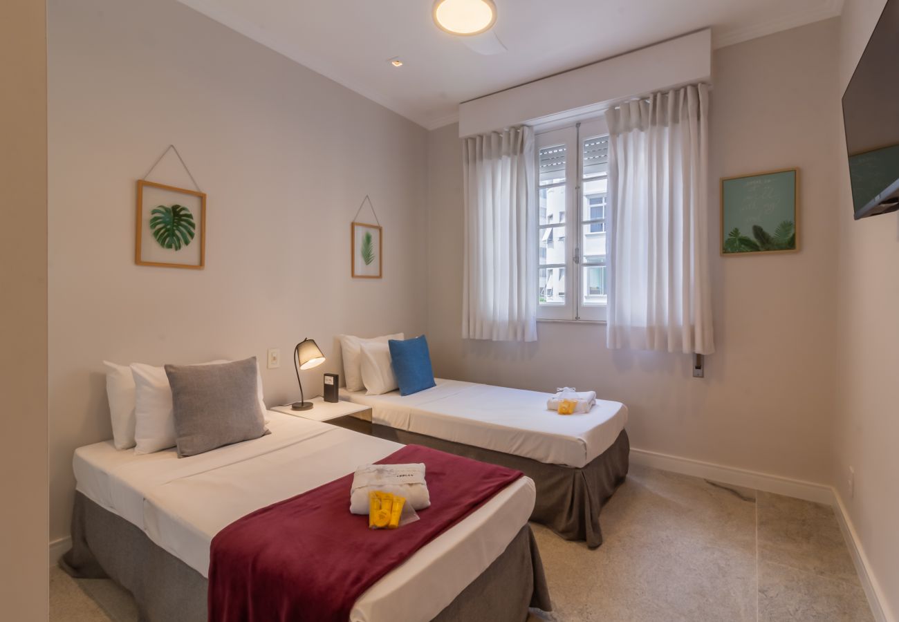 Apartamento en Rio de Janeiro - Vista al mar, a 2 minutos de la playa | FMS502