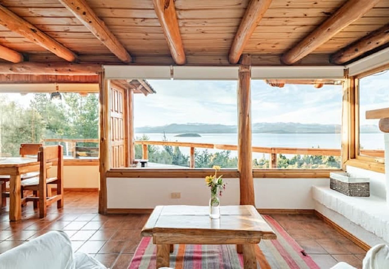 Cabaña en San Carlos de Bariloche - VIEW03  - Cabaña de montaña con increíble vista al lago