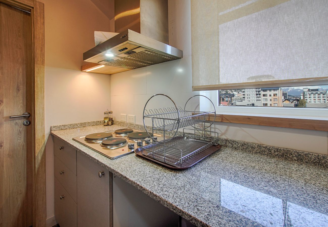 Apartamento en San Carlos de Bariloche - Montaña departamento con vista al lago y estacionamiento en Bariloche