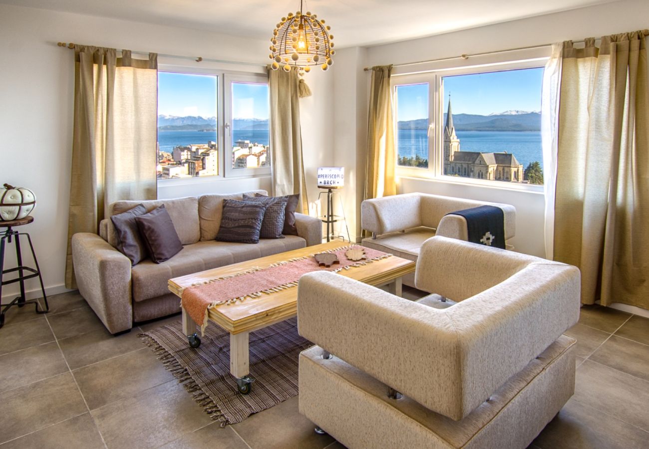 Apartamento en San Carlos de Bariloche - Periscopio departamento con una impresionante vista al lago Nahuel Huapi
