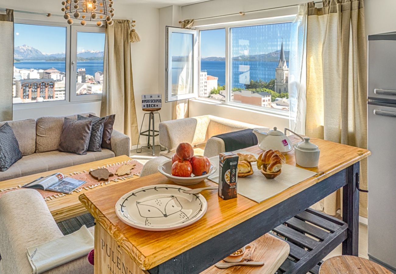 Apartamento en San Carlos de Bariloche - Periscopio departamento con una impresionante vista al lago Nahuel Huapi