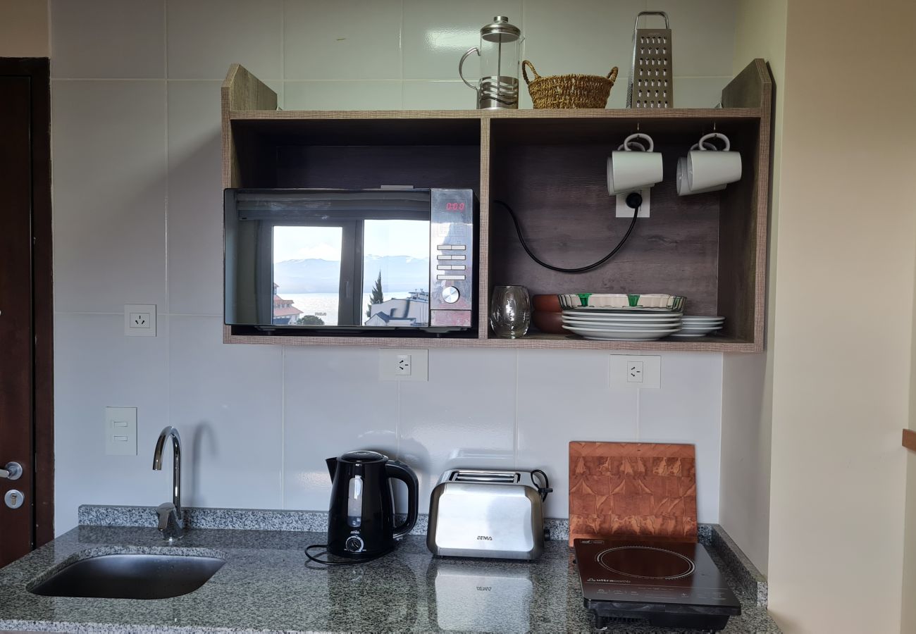 Apartamento en San Carlos de Bariloche - Cielo departamento con vista al lago y a la Catedral de Bariloche