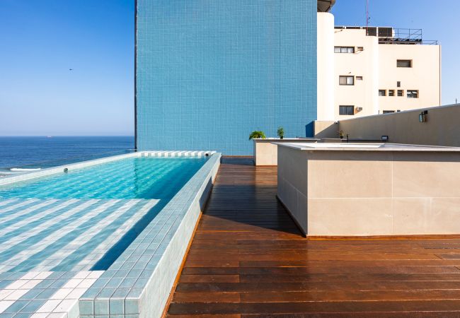 Apartamento en Rio de Janeiro - Vista al mar y balc&amp;amp;oacute;n con ba&amp;amp;ntilde;era | Q21