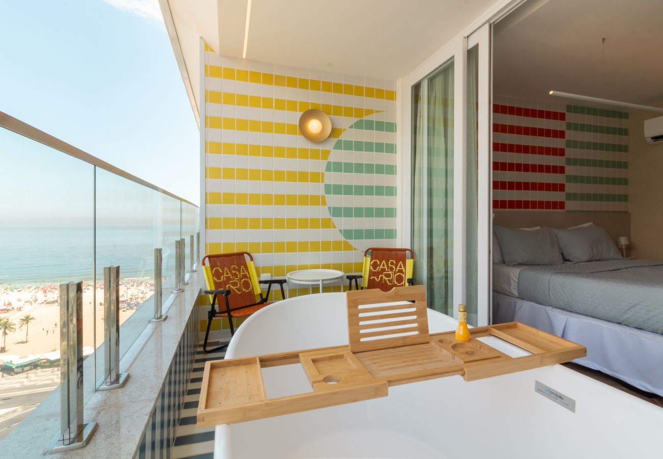Apartamento en Rio de Janeiro - Vista al mar y balc&amp;amp;oacute;n con ba&amp;amp;ntilde;era | Q21