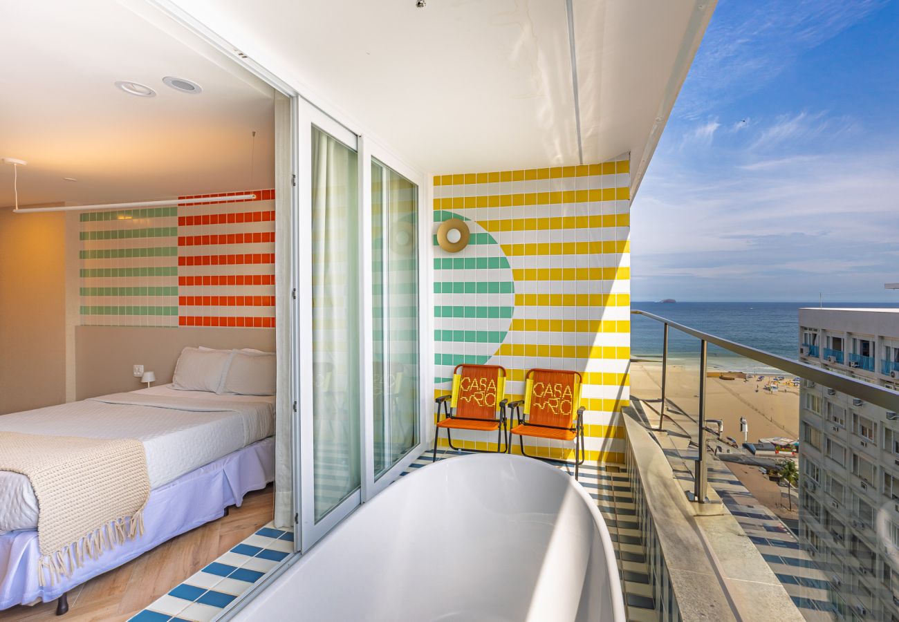 Apartamento en Rio de Janeiro - Vista al mar y balc&oacute;n con ba&ntilde;era | Q4